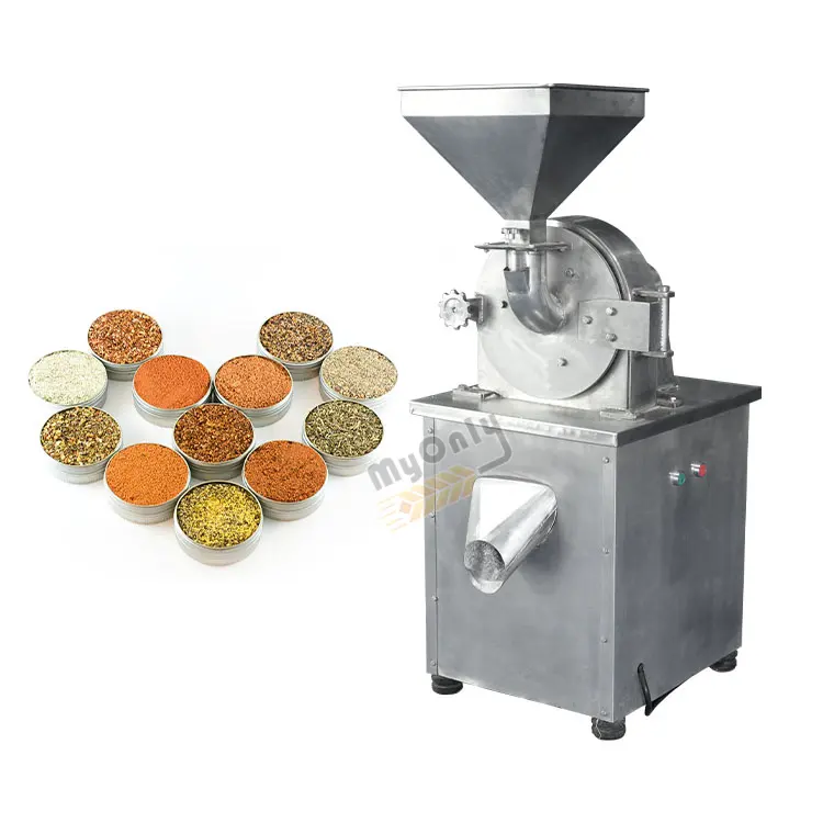 Professional Automatic Turmeric Spice Grinder Pulverizer Pakistan Salt Bark Grind Machine for Herb