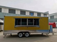 Camion de restauration rapide mobile sur mesure en acier inoxydable pour la vente de nourriture de rue, fourni directement par un fournisseur chinois