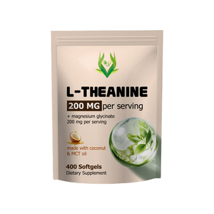 OEM L theanine Softgel <b>Calming</b> Mood Promotes Relaxation Supports Daily Wellness Vitality Soft Capsules - Product Image 1