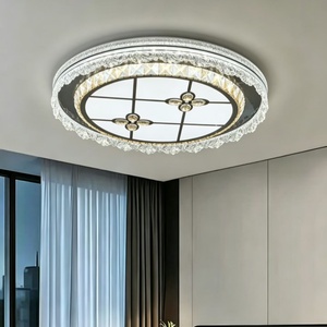 Nuevas Lámparas de <span class=keywords><strong>Techo</strong></span> LED Modernas de Cristal K9 2026 + Control Remoto 3CCT AC 120W Ra95 Lujo para Sala de Estar y Dormitorio - Product Image 6