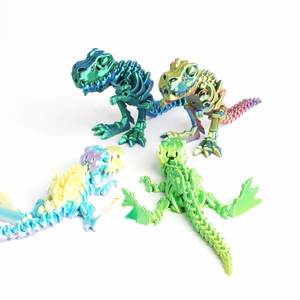 Juguetes de Dinosaurios de Plástico Impresos en 3D al por Mayor, Juguetes de Tiranosaurio Rex Personalizados OEM, Proveedores de Animales y Dinosaurios de Moda - Product Image 3