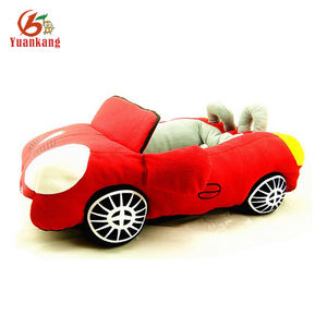 Camion de <span class=keywords><strong>pompier</strong></span>/ambulance/voiture de course/hélicoptère/autobus scolaire/réservoir/avion/camion à ordures en peluche jouet drôle personnalisé - Product Image 4