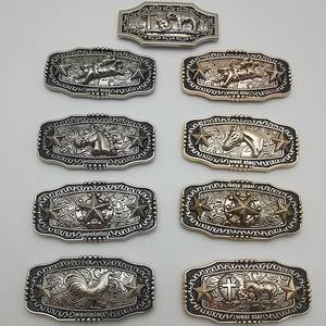 Hebilla de cinturón de vaquero occidental, hebilla personalizada de 65mm, hebilla de cinturón con cierre de aleación de Zinc antiguo, cinturones de vaquero para hombres, logotipo de diseño de fábrica - Product Image 1