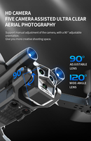 Drone 8K professionnel, caméra 4K HD, évitement d'obstacles, quadricoptère pliable, photographie aérienne, moteur sans balais, drones N602