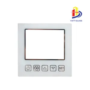 Custom Digital Switch Silk Screen Printing Glass Panel Display Screen Touch Glass Cover Panel
