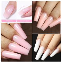 Constructeur professionnel de gel d'extension d'ongle de gel dur imbiber des couleurs de camouflage