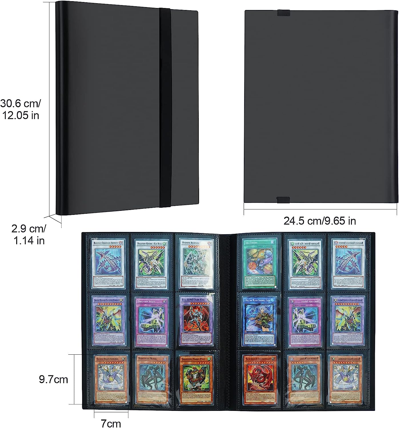 collector card binder sleeves Performore 9-pocket Trading for 3 Ring Binders | Baseball, Sports Card Protector Sheets | Plastic Top Loader Pages Pocket Pages THE STANDARD in collectible trading card storage 9 Pocket Trading Card Sleeves