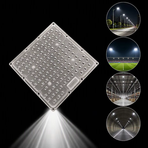 Matriz de Lentes LED 112 en 1, 175x175mm, Lente Óptica LED para PC, Molde Personalizado TIPO II, Cubierta de Lente SMD 2835 3030 para Iluminación de Calle - Product Image 1