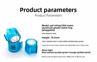 Bague de patte électronique intelligente pour pigeon voyageur néerlandais 2026, forme ronde, sans matériau, vente en gros