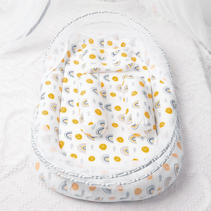 <span class=keywords><strong>Lit</strong></span> Nid Bébé Best-Seller, Transat pour Tout-Petits, Ensemble <span class=keywords><strong>de</strong></span> Literie en Coton, Transat Bébé avec Moustiquaire - Product Image 4