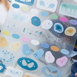 2 hojas de pegatinas 3D plegables de estilo antiguo hechas a mano con diseño de material de tienda de campaña, pegatinas decorativas DIY - Product Image 3