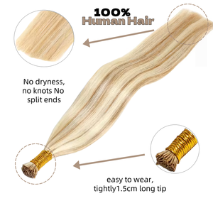 Extensions <span class=keywords><strong>de</strong></span> cheveux humains brun foncé <span class=keywords><strong>de</strong></span> la meilleure qualité les <span class=keywords><strong>plus</strong></span> populaires I Tip Keratin - Product Image 2