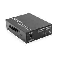 10/100Mbps monomode optique SC 1*9 MM 1310nm 2KM optique 1 Port RJ45 double convertisseur de média à fibre