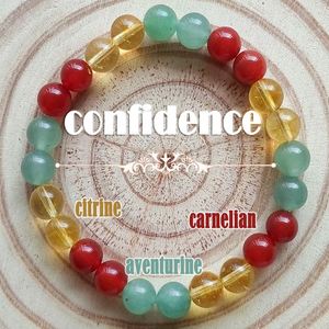 Natural Stone Bracelet Colorful Glass Beaded Career Success High Profit Margin Item <b>Dedicated</b> Account Manager - Product Image 3
