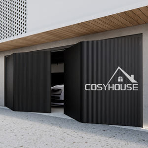 <span class=keywords><strong>Porte</strong></span> <span class=keywords><strong>de</strong></span> <span class=keywords><strong>garage</strong></span> électrique moderne à double battant coulissant latéralement, panneau en aluminium cannelé, <span class=keywords><strong>porte</strong></span> <span class=keywords><strong>de</strong></span> <span class=keywords><strong>garage</strong></span> intelligente pour villas et projets résidentiels - Product Image 1