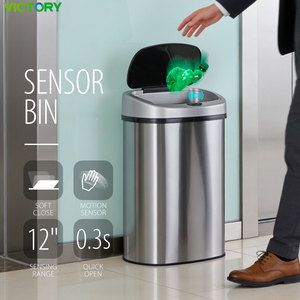 Cubo de Basura Automático de Acero Inoxidable de Gran Capacidad (50, 60, 70L) con Sensor para Cocina y Lugares Públicos, Cubo de Basura Rectangular para el Hogar - Product Image 3