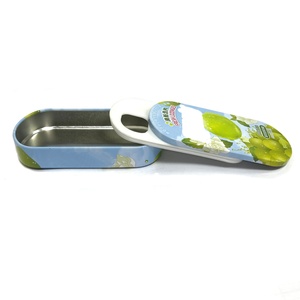 กล่องโลหะรูปทรงสี่เหลี่ยมผืนผ้าขนาดเล็กสำหรับใส่หมากฝรั่งหรือขนมหวาน - Product Image 5