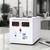 Regulador Automático de Voltaje KEBO AVR TTB 5KVA de Aluminio, Tipo Relé, Monofásico, CA 50/60Hz, Estabilizador de Sobrevoltaje y Sobrecorriente