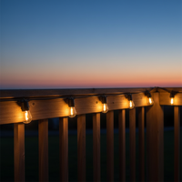 Ampoule à filament LED E26 E27, prises suspendues/fixées, guirlandes solaires, guirlandes lumineuses pour patio, guirlandes lumineuses résistantes