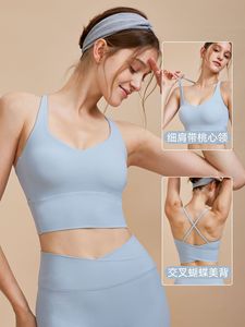 Nuevo Sujetador Deportivo de Yoga con Tirantes Cruzados y Soporte Alto para Mujer, Talla Grande, Transpirable, con Estiramiento en Cuatro Direcciones para Entrenamiento en el Gimnasio - Product Image 3