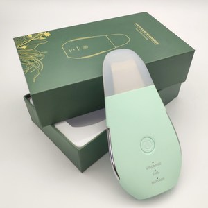 2020 último ultrasónico de Spa pelar los poros tierra espátula Facial depurador de la piel con el <span class=keywords><strong>cepillo</strong></span> de silicona cabeza - Product Image 2