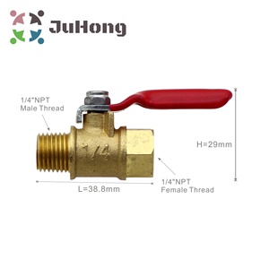 Latão Válvula De Esfera 1/4 "NPT Masculino e Feminino Tread Air Mangueira de Tubulação Montagem Do Pneu Manômetro Kits Interruptor para Abrir ou Fechar - Product Image 6