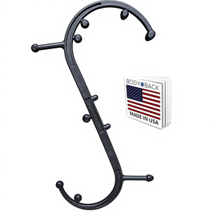 Massageador Manual Body <span class=keywords><strong>Back</strong></span> <span class=keywords><strong>Buddy</strong></span> Clássico Fabricado na China, Ferramenta de Ponto de Acupuntura para Alívio da Dor em Todo o Corpo, Duplo para Ombros e Pescoço - Product Image 1