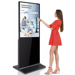 Giá Đỡ Sàn 65 Inch Màn Hình Cảm Ứng LCD Totem Giá Đỡ Sàn Video <span class=keywords><strong>Kiosk</strong></span> Thông Tin Biển Báo Kỹ Thuật Số <span class=keywords><strong>Kiosk</strong></span> Màn Hình Hiển Thị Quảng Cáo - Product Image 2