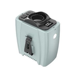 Nouveau ventilateur portable haute vitesse 2025 à 5 vitesses, 10000 mAh, à porter à la taille, avec écran LED, pour camping, voiture, moteur sans balais - Product Image 4