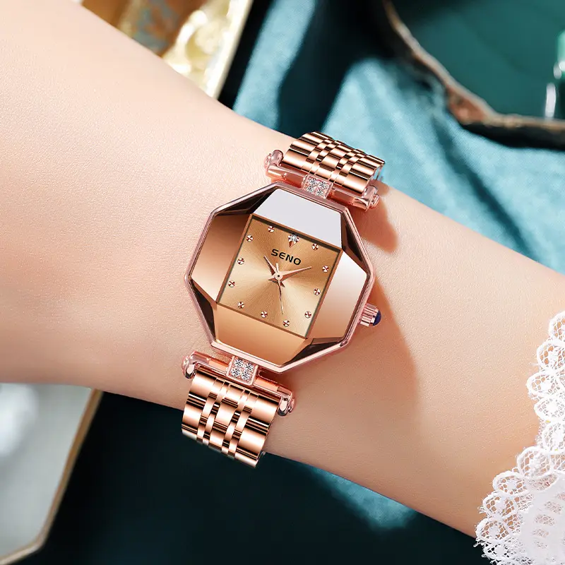 Luxury Watch woman Waterproof Quartz Watches for woman Top Brand Rose Gold Ladies Wristwatches Stainless Steel woman watch