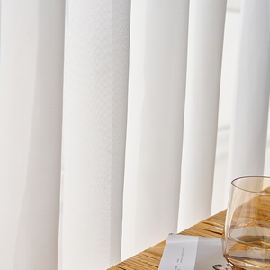 Tende in Tulle bianco Super morbide per la decorazione del soggiorno moderno velo Chiffon tende in Voile trasparente - Product Image 2