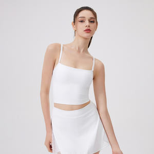 Aoyema Women Sports Wear Neues Nude Feeling Gym Falda Deportiva Bequemer Pickle Ball Backless Design Yoga Tennis Röcke Set - Product Image 3