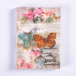 Set da 100 Pezzi di Carta Vintage per Diario, con Motivi di Signora Vittoriana, Angeli, Uccelli e Fiori, Carta per Lettere Scritte a Mano, Carta Vintage per Sfondo - Product Image 5