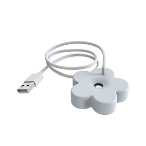 Mini Humidificador USB Portátil de Plástico con Diseño de Flor, Capacidad Inferior a 0.5L, Silencioso (36dB) con Función de Temporizador, para Uso en el Hogar y la Oficina - Product Image 4