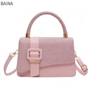 Sac à bandoulière carré en PU grande capacité pour femme, style niche, vente en gros - Product Image 1