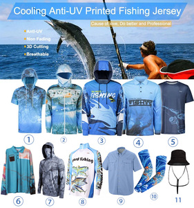 UPF 50 Custom Fishing <strong>Shirts</strong> <strong>Long</strong> <strong>Sleeve</strong> Men <strong>Ladies</strong> Boys Kids Sublimated Jersey Breathable Vacation Button Golf for <strong>Shirts</strong> - Product Image 6
