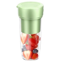 Topverkoper USB RVS Sapcentrifuge Blender 380ml Draagbaar 6-Blads Elektrische Fruitmixer Stille Motor 40W Huishoudelijk Buiten Gebruik Omkeerbaar