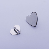 Aksesoris Casing HP DIY Cincin Perekat Berlapis Emas Logam Pengait Kancing Jepret Gantungan Rantai HP Berbentuk Hati Unisex