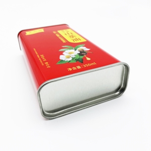 Boîte en métal rectangulaire personnalisée pour l'emballage d'huile d'olive, impression personnalisée, 350 ml - Product Image 6