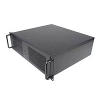Boîtier de châssis de serveur électronique en aluminium 1U de 19 pouces personnalisé Boîtier d'amplificateur à montage en rack 1U Produit de fabrication de tôle