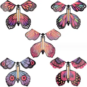 Accesorios mágicos mariposas voladoras mariposas mágicas nuevos juguetes únicos suministro exclusivo transfronterizo para que los fabricantes se vendan directamente