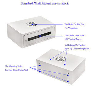 Kính tường tủ mini giá máy chủ mạng chuyển đổi giá 2U 4U Mini Tủ máy chủ - Product Image 3