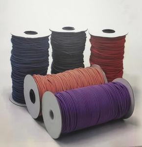 Cordon élastique tressé en caoutchouc 2,5 mm 3 mm, écologique, durable, haute ténacité pour chaussures, vêtements, sacs, textiles de maison, masques - Product Image 1