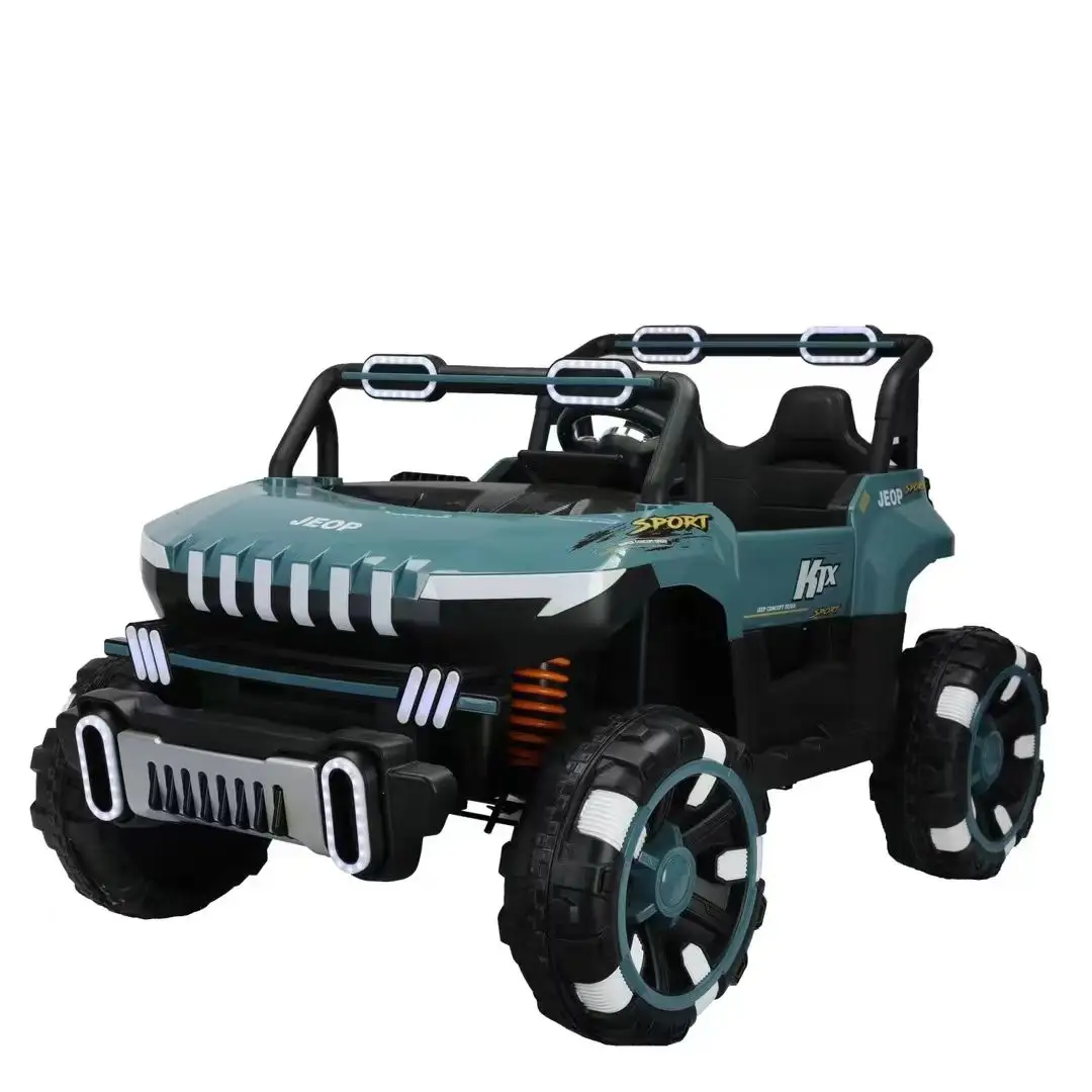 2023 Hot Selling Ride-on Cars off-road Big Car for Kids 2 seats 4 Power 12V Battery Remote Control Toy Children Electric Car