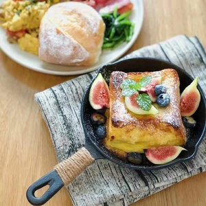 Chảo gang chống dính thiết kế hiện đại, nướng thịt bò và trứng kiểu Bắc Phi, dùng được trên bếp gas và bếp từ - Product Image 3