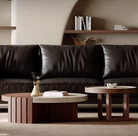 Table à thé créative de la taille d'un noyer par Living Room Designer