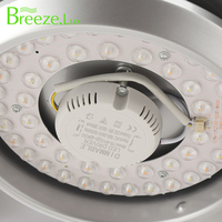 Ventiladores de techo LED plateados de diseño simple y moderno, 5 controles remotos para el hogar, sala de estar, baño, espacios comerciales, suministrados por fábrica