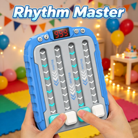 Jouet de jeu électronique portable personnalisé Rhythm Master, fabriqué en usine (OEM), avec musique et lumières, jouet de décompression à pression