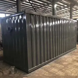 Containerized MBBR Sewage Treatment Plant For Poultry Pig Slaughter Wastewater Treatment Machine
