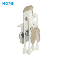Chaise haute simple pliable pour bébé, chaise haute pliable simple, pratique, légère et compacte